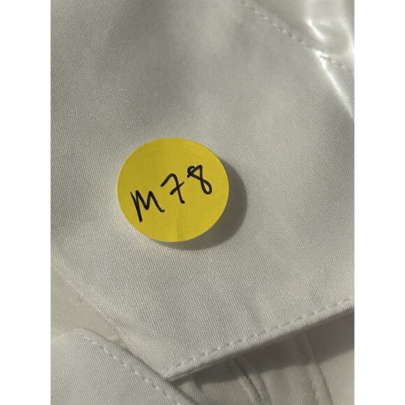 Sefeni Scorpion Embroidered Button Down Shirt White Metal Buttons Men’s Medium - Picture 11 of 11